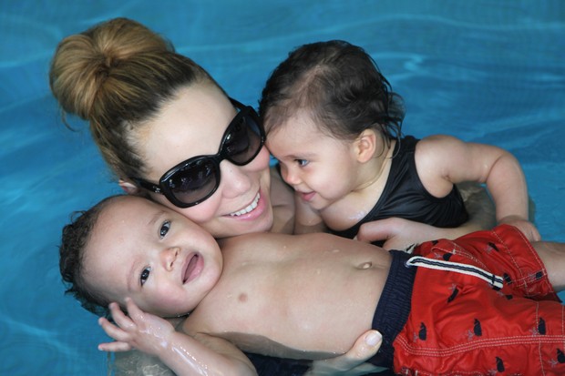 Mariah Carey e filhos (Foto: Getty Images / Agência)