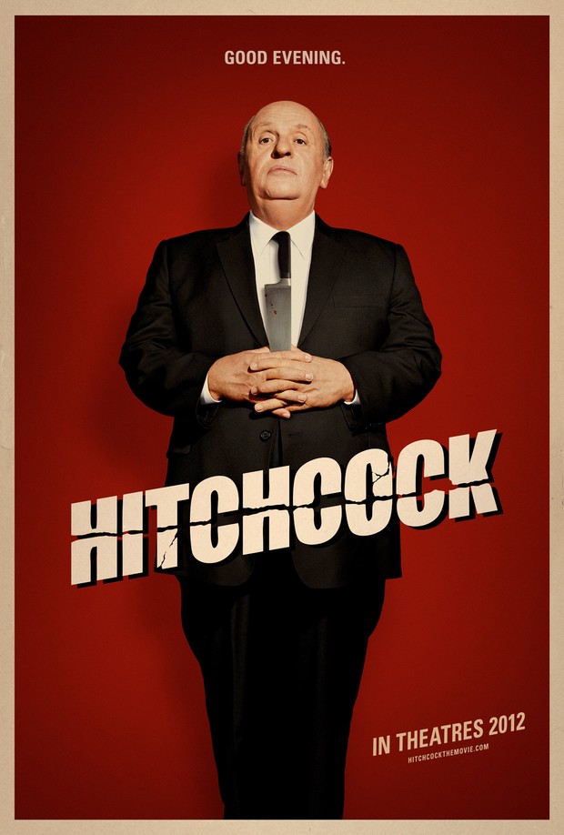  Anthony Hopkins como Alfred Hitchcock no primeiro poster do filme (Foto: Divulgação)