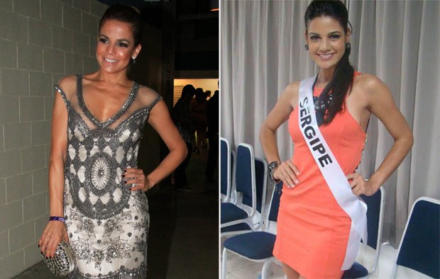 Evlen Fontes, representante de Sergipe, tem sido comparada nos bastidores do Miss Brasil à atriz Nívea Stelmann (Foto: FotoRioNews - Tatiane Moreno/band.com.br)