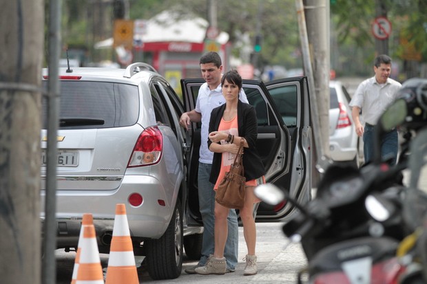 Fernanda Pontes com o marido, Diogo Boni (Foto: Fabio Martins / AgNews)