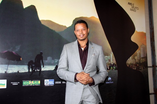 Terrence Howards se reuniu com a imprensa no pavilhão do Festival do Rio para falar sobre o filme 'Sem proteção' (Foto: Graça Paes/Foto Rio News)