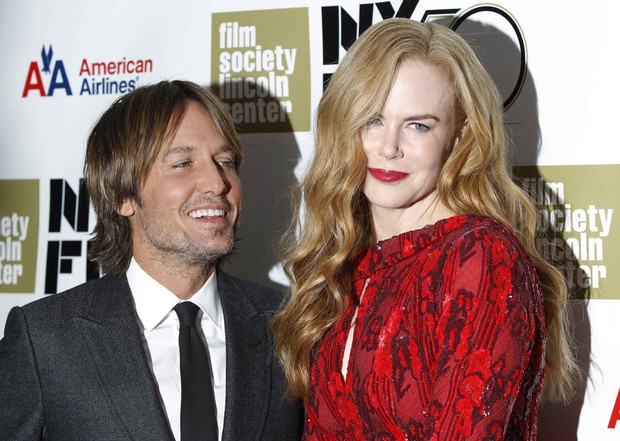 Keith Urban e a mulher, Nicole Kidman, em première de filme em Nova York, nos Estados (Foto: Carlo Allegri/ Reuters)
