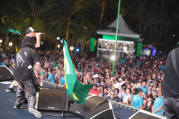Charlie Brown Jr se apresenta no Ceará Music (Foto: Fred Pontes/Divulgação)