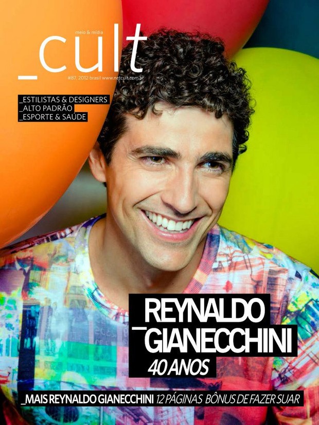 Reynaldo Gianecchini na revista Cult (Foto: Eber/Revista Cult)