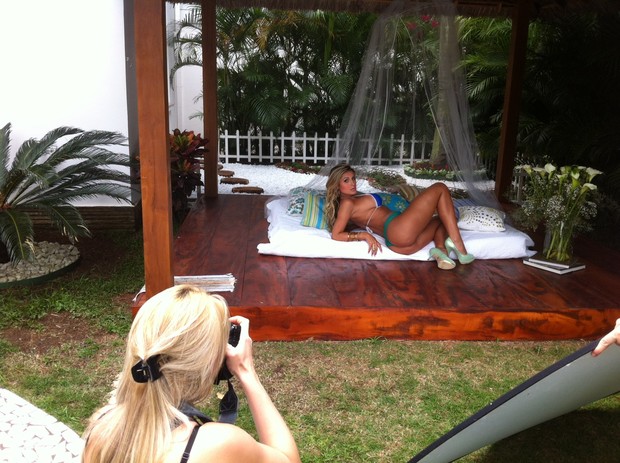Musas do Miss Bumbum posam para 'Playboy' americana (Foto: Divulgação / Miss Bumbum Brasil 2012)