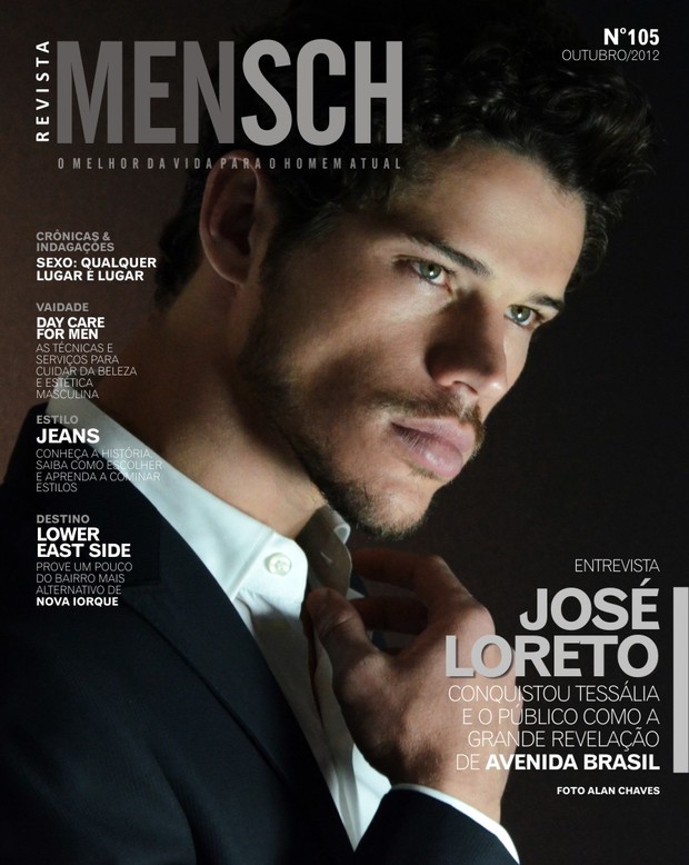 Jose Loreto na revista MENSCH (Foto: Alan Chaves/Revista MENSCH)