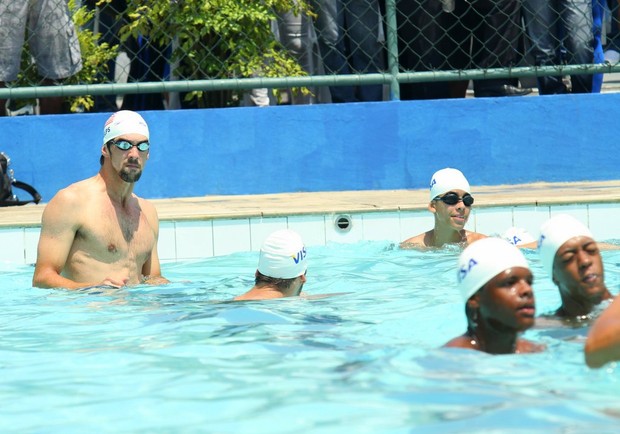 Michael Phelps (Foto: Henrique Oliveira/Fotorio News)
