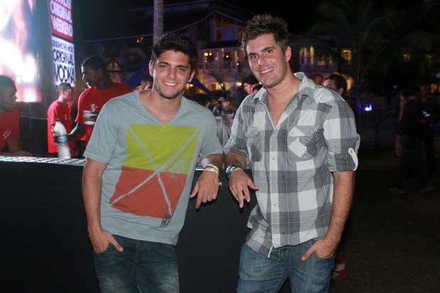 Bruno Gissoni e Thiago Gagliasso no "Paradise Weekend" na Costa do Sauípe na Bahia (Foto: Raphael Mesquita/Divulgação)