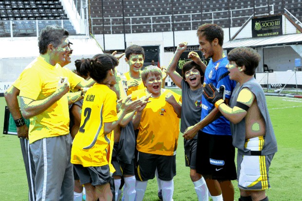 Neymar grava participação na novela Carrossel  (Foto: Lourival Ribeiro/SBT )