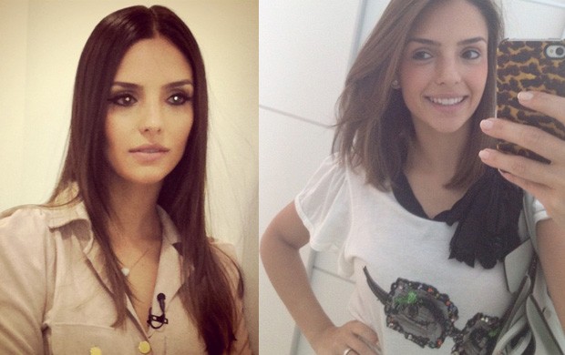 Carol Celico: antes e depois da mudança de estilo (Foto: Reprodução/Instagram)