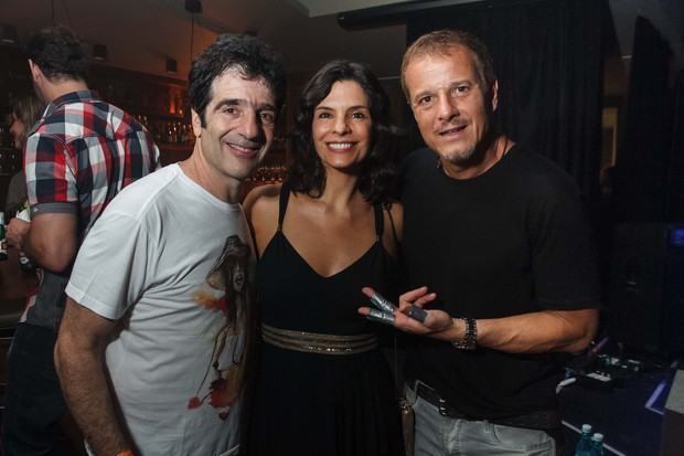 George Israel, Helena Ranaldi e Marcello Novaes (Foto: Marcos Samerson / Agência We Love Photo!)