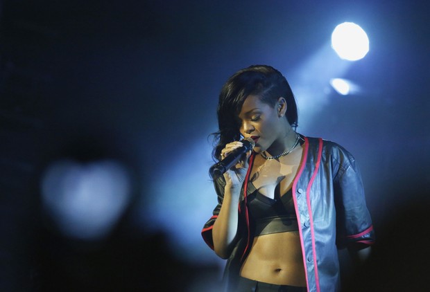 Rihanna se apresenta na Cidade do México (Foto: REUTERS/Bernardo Montoya)