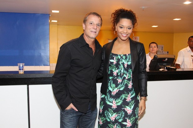 Marcello Novaes e Juliana Alves em show de Joss Stone no Rio (Foto: Roberto Filho e Alex Palarea/ Ag. News)