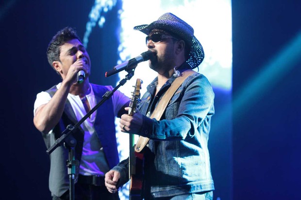 Zezé Di Camargo e Luciano cantam em São Paulo (Foto: Orlando Oliveira/ Ag. News)