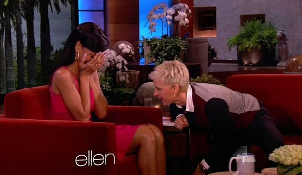 Rihanna e Ellen DeGeneres (Foto: Warner Bros/Divulgação)