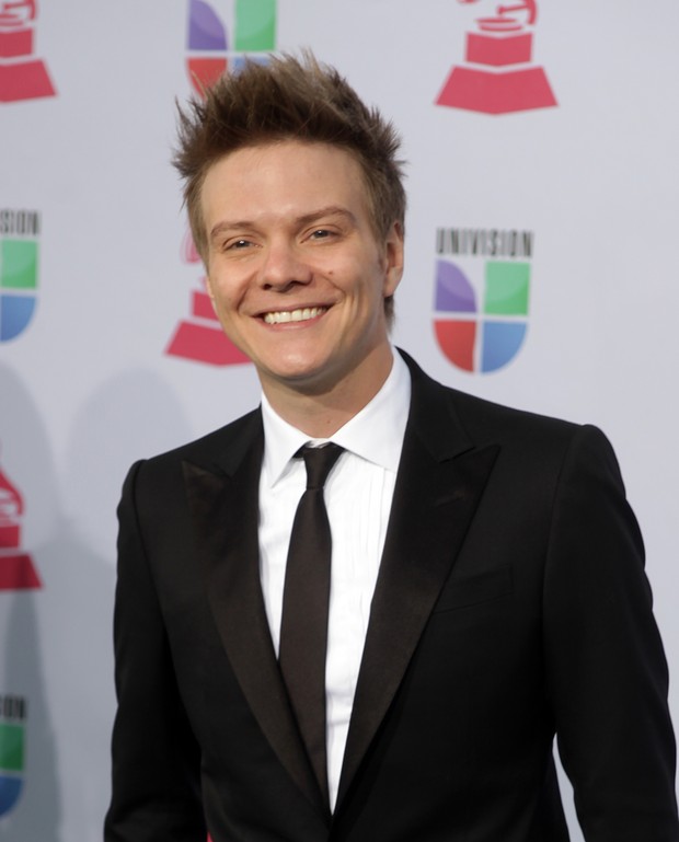 Michel Teló no Grammy Latino em Las Vegas, nos Estados Unidos (Foto: AFP/ Agência)
