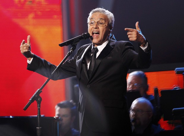 Caetano Veloso no Grammy Latino em Las Vegas, nos Estados Unidos (Foto: Mario Anzuoni/ Reuters/ Agência)