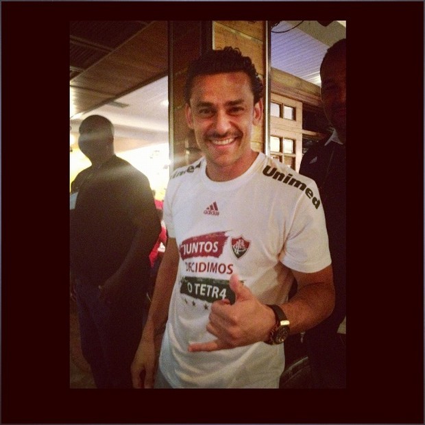 Fred em churrascaria no Rio (Foto: Instagram/ Reprodução)