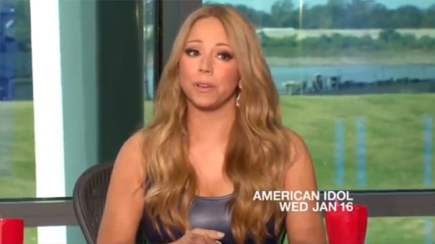 Mariah Carey se emociona em vídeo de American Idol (Foto: YouTube / Reprodução)