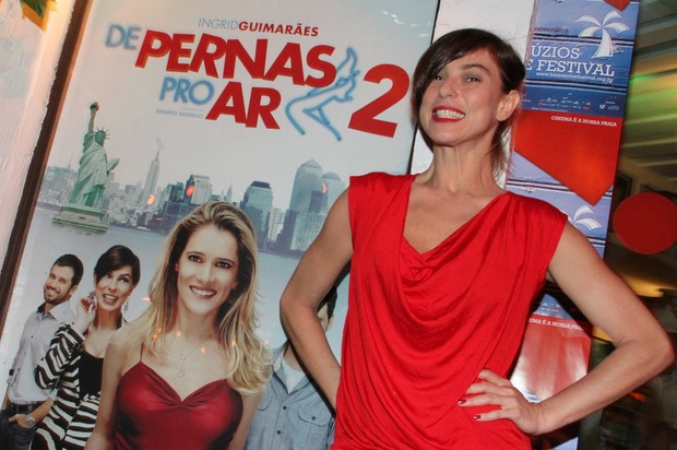 Maria Paula na estreia do filme "De Pernas pro Ar 2" (Foto: Marcello Sá Barreto / Foto Rio News)