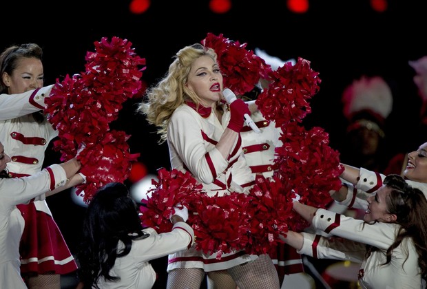 Madonna se apresenta em Medelín, na Colômbia (Foto: Raul Arboleda/ AFP/ Agência)