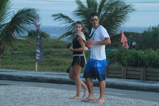Cristiane Dias e Thiago Rodrigues (Foto: Dilson Silva/AgNews)