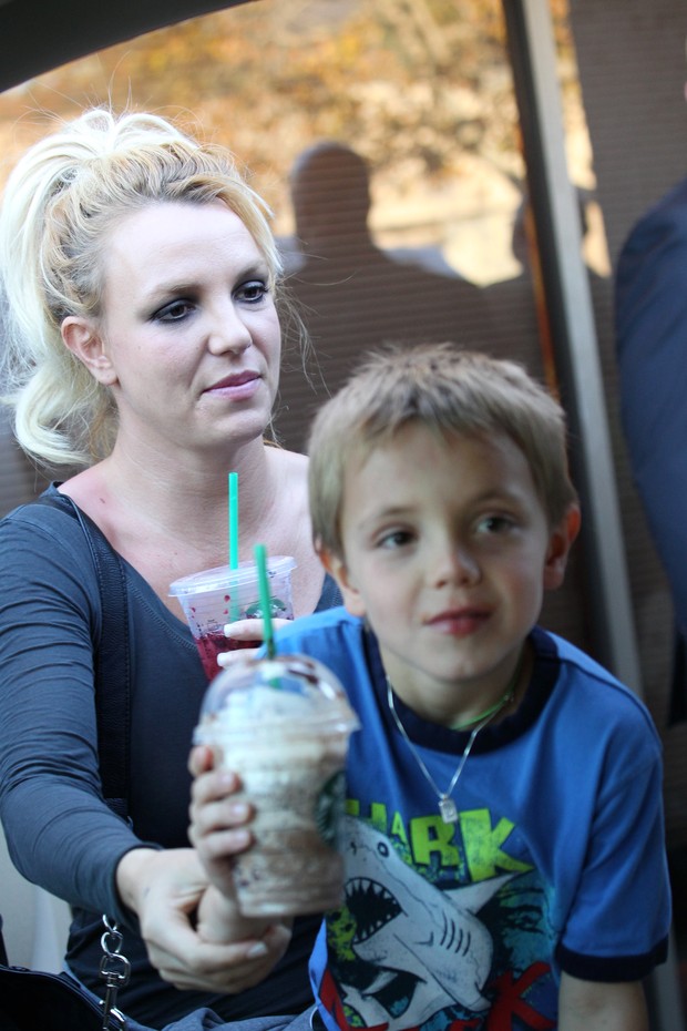 Britney Spears e o filho - X17 (Foto: X17)