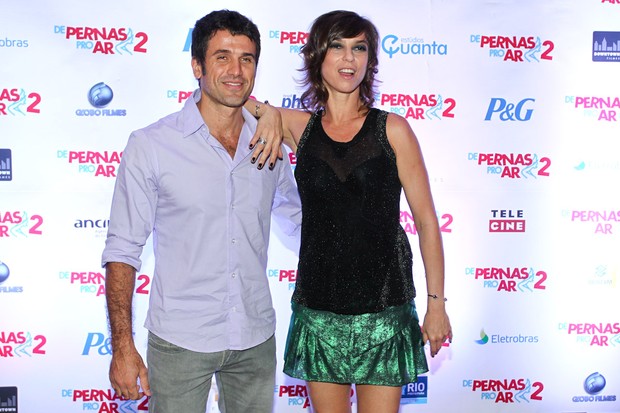 Eriberto Leão e Maria Paula em pré-estreia de filme em São Paulo (Foto: Manuela Scarpa/ Foto Rio News)