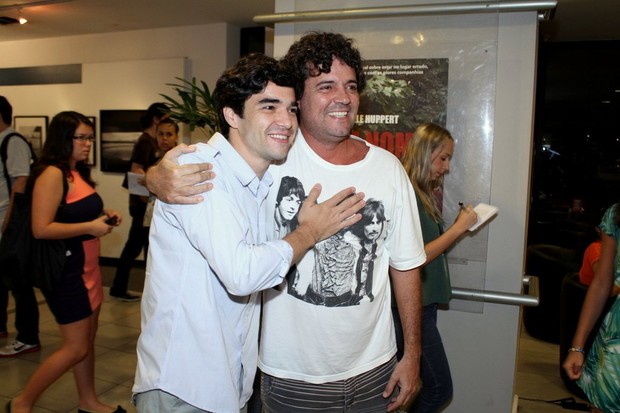 Caio Blat e Felipe Camargo (Foto: Henrique Oliveira/Fotorio News)