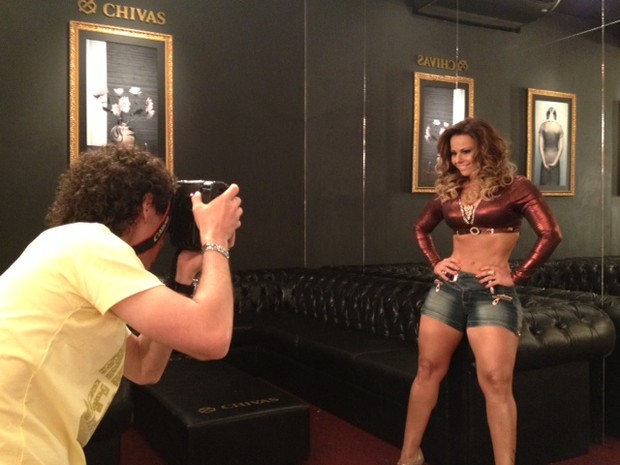 Viviane Araújo posa para campanha de marca de jeans (Foto: Fabrício Cardoso / Divulgação)