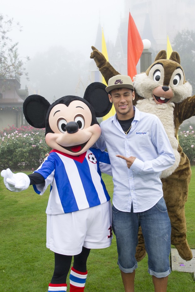 Neymar na Disney (Foto: Ali Nasser/Divulgação)
