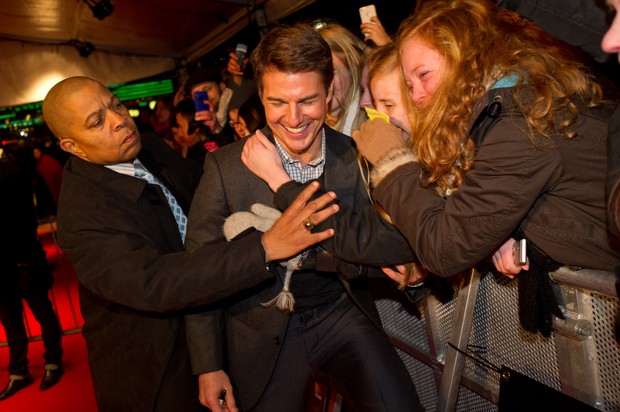 Tom Cruise em première de filme em Estocolmo, na Suécia (Foto: Ivan da Silva/ Getty Images/ Agência)