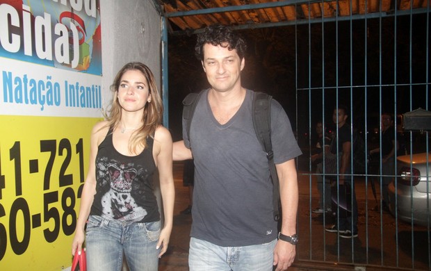 Marcelo Serrado e Monique Alfradique (Foto: Photo Rio News/ Raphael Mesquita)