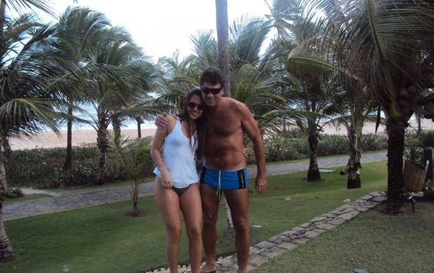 Renato Gaúcho com a filha (Foto: Reprodução/Facebook)