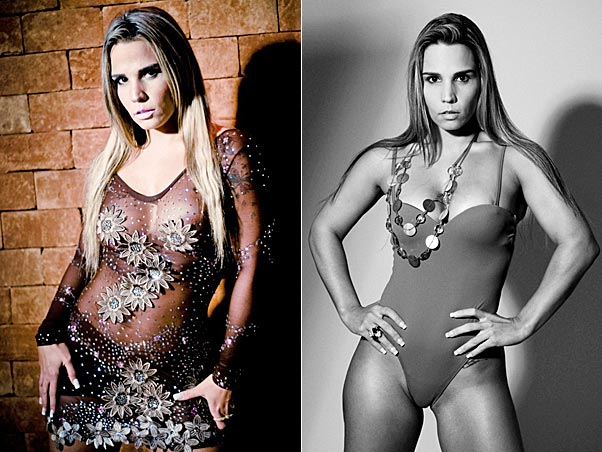 Taty Princesa: antes e depois de perder quatro quilos em quatro dias (Foto: Divulgação)