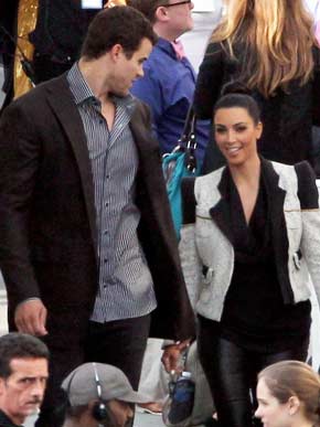 Kim Kardashian e Kris humphries (Foto: Agência X17)