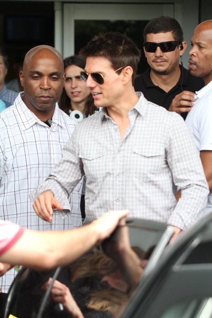 Tom Cruise chega ao Rio