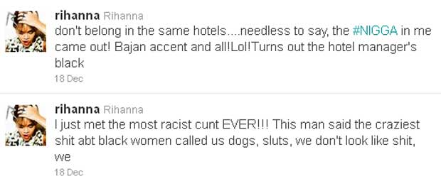 Rihanna se revolta com pessoa racista no Twitter (Foto: Reprodução/Twitter)