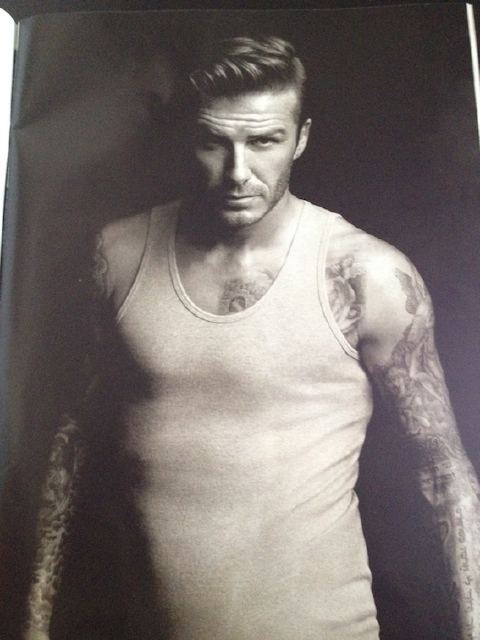 David Beckham na 'Telegraph Magazine' (Foto: Twitter/Reprodução)