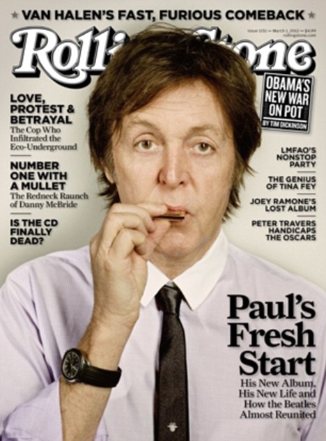 Paul McCartney na "Rolling Stone" (Foto: Reprodução)
