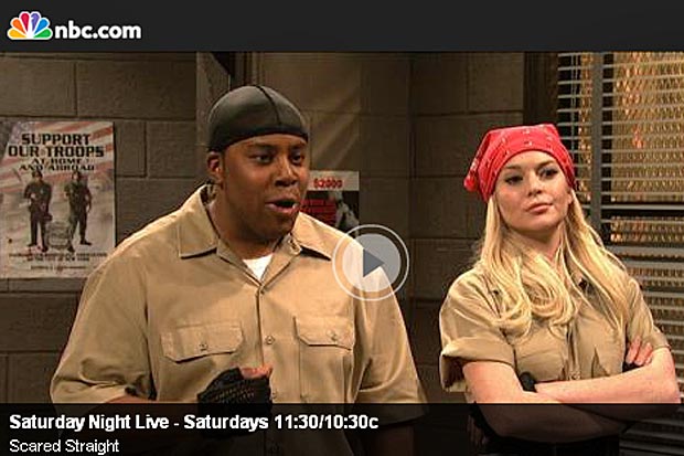 Lindsay Lohan faz piada com sua prisão (Foto: Reprodução)