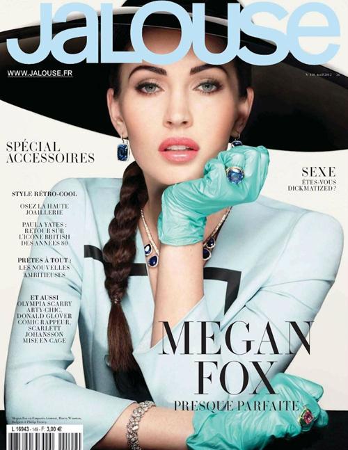 A atriz Megan Fox posa para a revista 'Jalouse' (Foto: Reprodução)