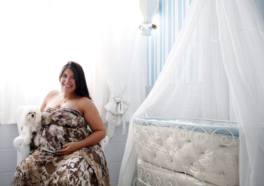 Priscila Pires mostrou ao EGO como ficou a decoração do quarto do seu primeiro filho