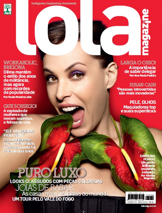 Carolina Ferraz é a capa da Revista Lola (Foto: Reprodução)