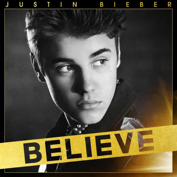 Justin Bieber na capa de seu novo álbum, "Believe" (Foto: Reprodução/Twitter)