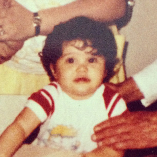 Maria Melilo posta foto de quando era criança (Foto: Twitter / Reprodução)