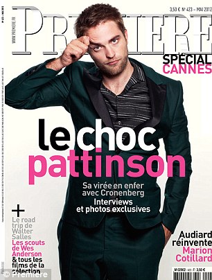 Robert Pattinson posa para revista (Foto: Reprodução/Revista Premiere)
