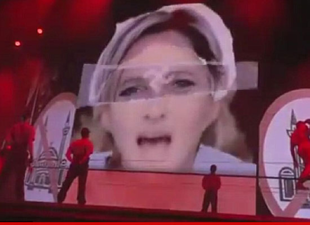 Madonna se envolve em polêmica  (Foto: TMZ / Reprodução)