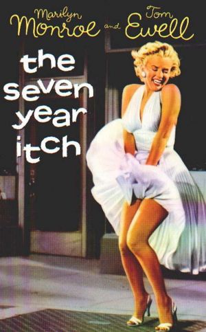 Cartaz do filme 'O pecado mora ao lado', com Marilyn Monroe (Foto: Reprodução)