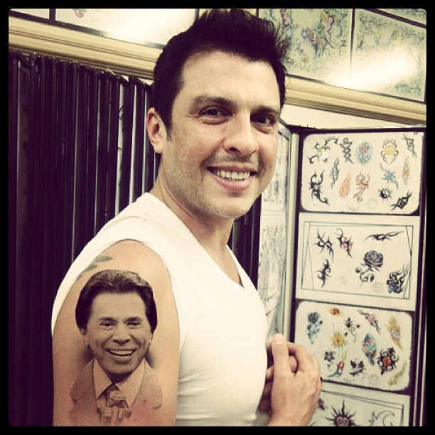 Ceará com tatuagem do Silvio Santos (Foto: Reprodução/ Instagram)